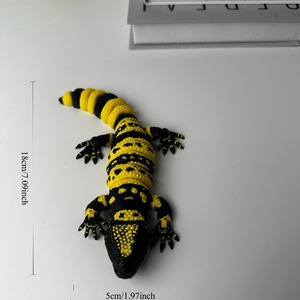 Simulazione 3D di Drago di Komodo - Design Moderno di Metà Secolo per Laurea e Pasqua - Product Image 3