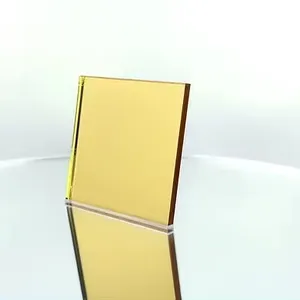 Reflectionacriylic oro metallizzato sembra oro per laser acrilico fogli metallici pmma nastro metallico acrilico foglio per opere d'arte