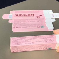 Cajas de Lápiz Labial Autoarmables con Logotipo Personalizado, Ecológicas, Modernas y de Lujo, con Laminación Mate Impermeable de la Mejor Calidad, para Regalos Cosméticos