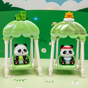 Yu Mo Craft Panda Plush Rocking Toy Blind Box Resin Figurines Desktop Decor 8-13 Years Unisex Gift - Product Image 3