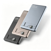 Batterie externe magnétique sans fil à charge rapide 20W 5000mAh/10000mAh, chargeur portable ultra fin en alliage d'aluminium avec écran LED et support