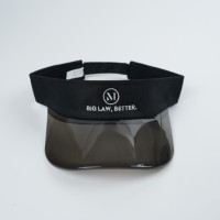 Chapeaux de pare-soleil d'été personnalisés avec protection UV, chapeaux de visières extérieures casquettes, pare-soleil transparents colorés en PVC