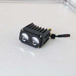 Projecteur universel bicolore tout-terrain pour moto, feux de calandre, lentille de projecteur Bi-LED, phare étanche IP67, kit de modernisation - Product Image 2