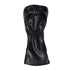 Housse de tête de club de <span class=keywords><strong>golf</strong></span> portable en cuir PU durable avec fermeture magnétique, broderie personnalisée de qualité supérieure pour hommes et femmes - Product Image 4