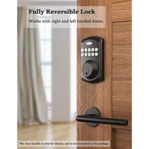 HuTools Smart Digital <b>Lock</b> Aluminum Alloy Multi Password Steel Door Anti Peep Code <b>Fingerprint</b> Recognition Security <b>Lock</b> - Product Image 5