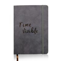 Carnet personnalisé OEM A5 de journal planificateur rechargeable couverture tissu papier relié en cuir à couverture rigide minimum bas