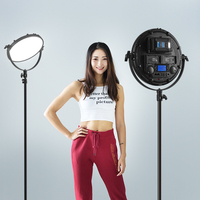 TOLIFO R-S60RGB Panneau lumineux annulaire à écran complet, lumière vidéo LED RGB portable, prend en charge le contrôle DMX512 par application pour la photographie en studio
