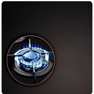 Fornello a <span class=keywords><strong>Gas</strong></span> Domestico a Tre Fuochi con Supporti in Vetro per Padelle e Pentole, Prezzo Conveniente - Product Image 2