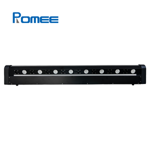 Arandela de pared roja dinámica de 8 ojos, barra de cabezal móvil de haz LED, luz láser DMX512 con efecto de persecución para iluminación de escenario Disco Club - Product Image 1