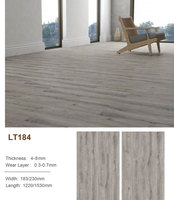 100% impermeable PC clic vinilo suelo enclavamiento clic vinilo SPC LVP suelo dormitorio suelo de plástico