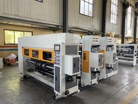 Machine d'impression de boîtes en carton ZHAOLI à grande vitesse, imprimante flexographique 2 couleurs, découpeuse et rainureuse