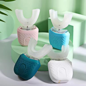 Cepillo de Dientes Inalámbrico Sónico en Forma de U, Lámpara Blanqueadora de Dientes Ultrasónica de 360 Grados, Cepillo de Dientes Eléctrico Automático para Adultos, Suave, IPX7 - Product Image 1