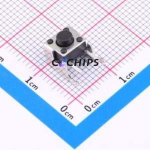 TS-6650VHK Tactile Switch Through hole Component (THT),6x6mm Switch 2.5N 6mm 6mm 5mm - Product Image 1