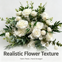 Realistische Künstliche Seidenblumen-Tischdekoration für Hochzeiten, Bankette und Empfänge