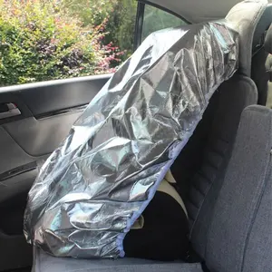 Cubierta protectora para asiento de bebé y coche, 108x74cm, parasol para niños, película de aluminio, Protector UV, cubierta de aislamiento de polvo