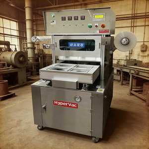 Máquina Selladora de Bandejas MAP Semiautomática, Envasadora con Inyección de Gas de Atmósfera Modificada para la Conservación de Alimentos Frescos, Equipo Industrial - Product Image 5