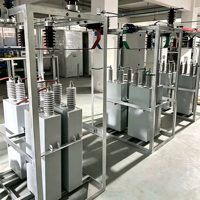 Armoire de distribution électrique à compensation réactive ZHUOLI moyenne tension (10-12kV) IP4X, courant 100A-1250A, fréquence 50/60Hz