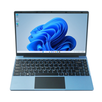 Ordinateur portable pas cher de 14,1 pouces avec processeur Celeron J4125 double cœur, écran FHD 1920x1080, options de RAM/SSD, Windows 11, clavier anglais pleine taille