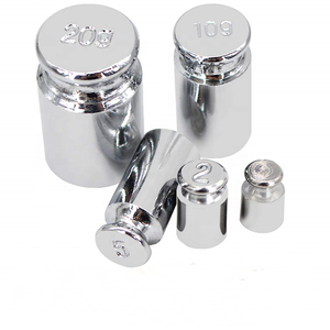 5 개/대 정밀 캘리브레이션 세트 크롬 도금 규모 가중치 세트 1g 2g 5g 10g 20g 그램 - Product Image 3