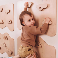 Mur d'escalade intérieur en bois personnalisable pour enfants, directement de l'usine, fabriqué par un fabricant chinois de premier plan