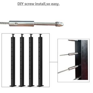 Stylish dây thép không gỉ Rope hộ Lan Tôn sóng Cáp bài viết cho ban công cầu thang vườn ngoài trời an toàn-diy cài đặt chống gỉ - Product Image 6