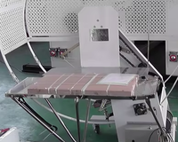 ZHENHUA-KZJ Semi Automatique Bondage Pe Chaîne Spirale Attachant Pe Boîte De Papier Ondulé Bundler Emballage Avec Plaque Supérieure Machine