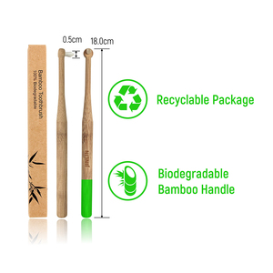 Brosse interdentaire en bambou naturel écologique pour les appareils orthodontiques et l'entretien quotidien <span class=keywords><strong>des</strong></span> espaces interdentaires - Product Image 1
