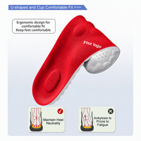 Semelles intérieures respirantes en EVA alvéolé avec ventilation, base antidérapante Pebble Grip, coussinets orthopédiques personnalisables avec logo pour l'été et les climats chauds