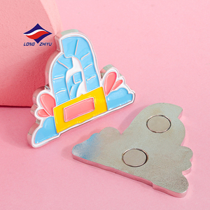 Longzhiyu 18 ans fabricant personnalisé métal émail Attractions architecturales logo Souvenir cadeau aimant de réfrigérateur - Product Image 5