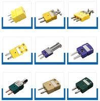 Fábrica K J T E N S tipo industrial sensor de temperatura rápido conector termopar macho y hembra enchufe