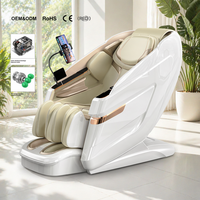 Silla de Masaje VCT-604 2026 con Doble Movimiento, Gravedad Cero, Calefacción, Portátil, Bluetooth, Masajeador de Pantorrillas, Silla Eléctrica