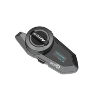 Système d'intercom en mesh pour cyclistes, communication de groupe jusqu'à 24 cyclistes sur 1500 m, avec microphone souple et rigide détachable