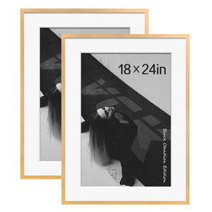 Bắc Âu Ins mỏng bên hẹp Hợp kim nhôm treo tường trang trí hình ảnh khung ảnh Quảng Cáo Sáng tạo khung Áp phích - Product Image 3