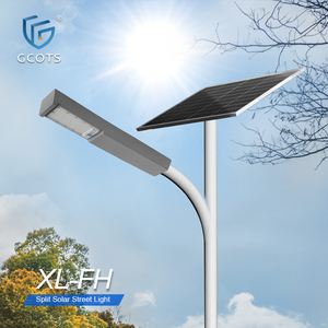 Lampadaire solaire LED rectangulaire haute puissance pour extérieur, étanche IP65, 30W, à panneau solaire séparé - Product Image 4