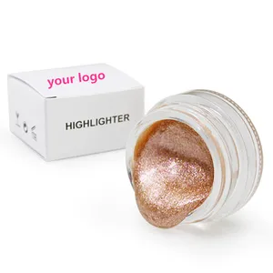 Private Label Body Highlight Makeup New Glitter Eyeshadow Highlighter Jelly Gel Brightening Shimmer Face Liquid Highlighter