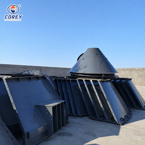 Silo de stockage de ciment en acier au carbone haute capacité, réservoir de poudre à fonctionnement stable pour équipement de malaxage de béton sur chantier - Product Image 2