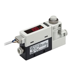 สวิตช์ควบคุมการไหลแบบดิจิตอลรุ่นใหม่ PF2M710-01-A พร้อมตัวกระตุ้นลมแบบนิวแมติก จอแสดงผล 2 สี ชุดอุปกรณ์นิวแมติกซีรีส์ <span class=keywords><strong>PF2M7</strong></span> - Product Image 1