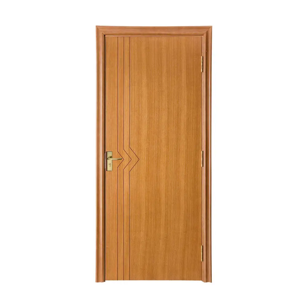 Okoume compensada flush portas flush porta da sala de design de mobiliário de interiores de madeira à prova d' água com quadro para quartos