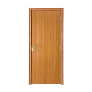 <span class=keywords><strong>Puerta</strong></span> de Madera Contrachapada Okoume, Diseño de <span class=keywords><strong>Puerta</strong></span> Interior Impermeable, Puertas con <span class=keywords><strong>Marco</strong></span> para Habitaciones - Product Image 1