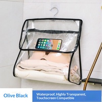 Sac de rangement suspendu pour salle de bain domestique, organisateur de vêtements pour dortoir, grande capacité, étanche, portable, style nordique