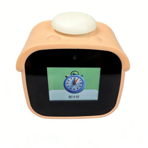 Radio Reloj Despertador Educativo con Luz Ambiental, Sonido de Campana y Música, Compatible con Voz AI LLM, de Plástico ABS - Product Image 1