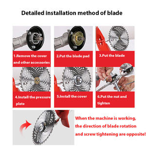 プロ用24V/48Vリチウム芝刈り機 & ティーピッカーコンボカット草 & 小枝商用ブラシカッター - Product Image 5