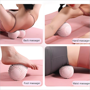 TPEヨガピーナッツマッサージボール筋肉リラクゼーション指点ローリングフットレッグ多機能固体ヨガ筋膜マッサージボール - Product Image 6