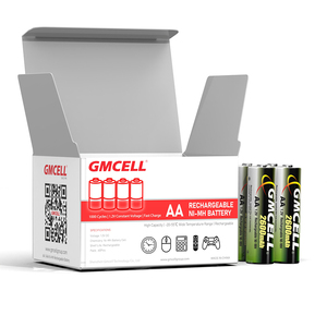 Baterías Recargables de Níquel-Metal Hidruro (Ni-MH) OEM AAA AA de 1.2V y 2600mAh para Electrónica de Consumo y Juguetes - Product Image 1