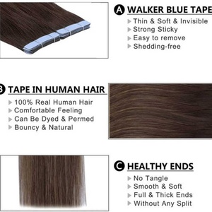 Vente d'usine FH : Extensions de cheveux humains Remy colorées, longues et lisses, à bandes adhésives, personnalisables à partir de 100g – Meilleures ventes - Product Image 2