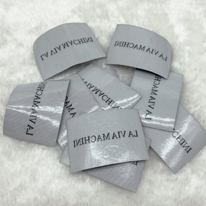 Custom Garment Product Logo Packaging Heat Press <strong>Label</strong> Ironing Hot Melt Adhesive Woven Patches <strong>Labels</strong> Tags for <strong>Clothing</strong> - Product Image 5