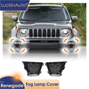 LuckinAuto couvercle de phare antibrouillard pour Jeep <span class=keywords><strong>Renegade</strong></span> lunette de phare antibrouillard 2019 2020 2021 garniture de feu antibrouillard OEM 6VP53LXHAA 6VP54LXHAA - Product Image 1