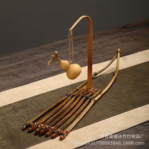 Green Cool Bamboo Raft <b>Basket</b> Irregular Shape Multi Functional Decorative <b>Tray</b> For Desktop Ornament And Gift - Product Image 3