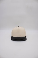 Toile camionneur chapeau bicolore Snapback brodé 5 panneaux Tan réglable casquette de Baseball casquette rétro Vintage Western Country chapeau