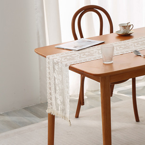 Nórdico Navidad Beige rojo mantel <span class=keywords><strong>de</strong></span> gran tamaño ganchillo borla encaje boda camino <span class=keywords><strong>de</strong></span> <span class=keywords><strong>mesa</strong></span> para <span class=keywords><strong>mesa</strong></span> <span class=keywords><strong>de</strong></span> comedor - Product Image 3